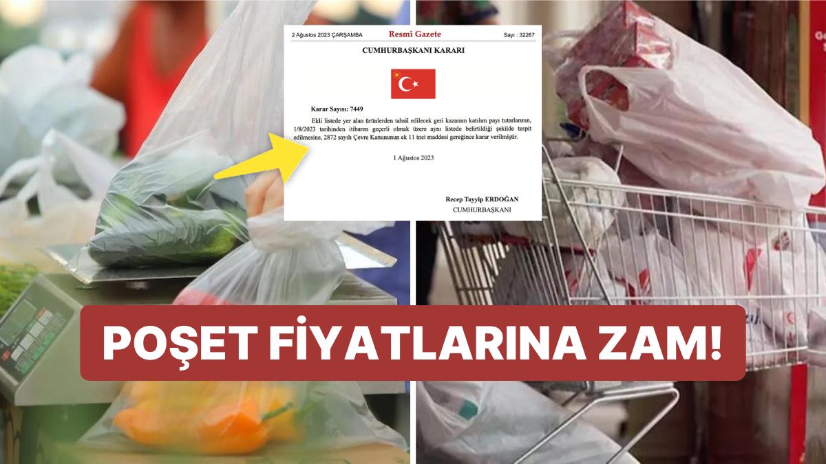 Poşet Fiyatlarına Artırım mı Geldi? Market Poşetleri Hakkındaki Karar Resmi Gazete'de Yayınlandı!