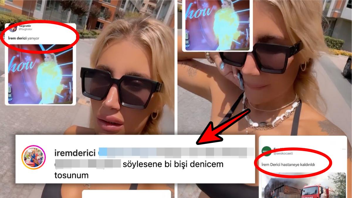 Sıcaktan Bunalan İrem Derici, Takipçisinin Farklı Yorumu Karşısında Yanıtı Yapıştırdı!