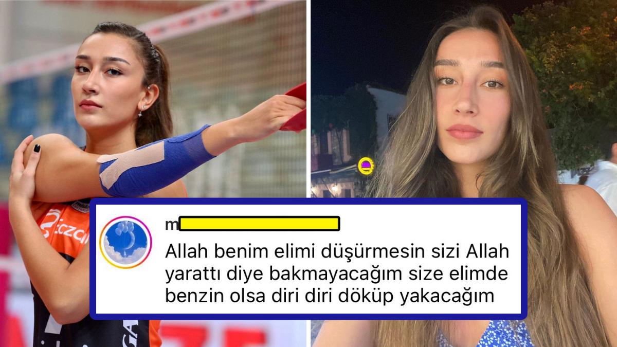 Ulusal Voleybolcumuz Hande Baladın, Kendisine İğrenç Bildiriler Atarak Tehdit Eden Kişiyi Mahkemeye Verdi