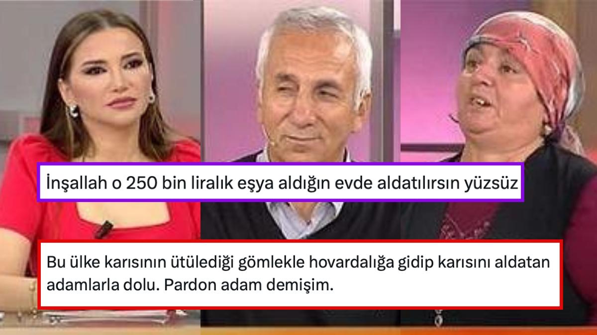 30 Yıllık Eski Eşini Yerde Yatırıp Yeni Eşine 250 Bin Liralık Mesken Eşyası Alan Adam İzleyenleri Zahmetten Çıkarttı