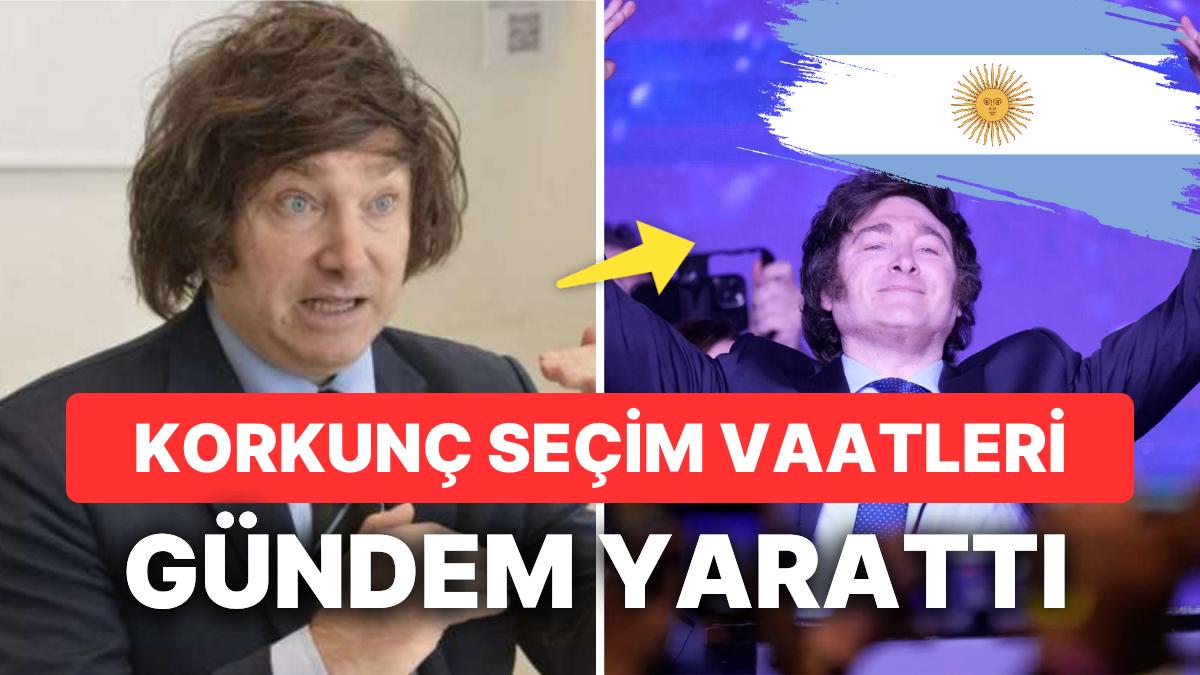 Arjantinli Çok Sağcı Javier Milei Reaksiyon Çeken Seçim Vaatleriyle Tüyleri Diken Diken Etti