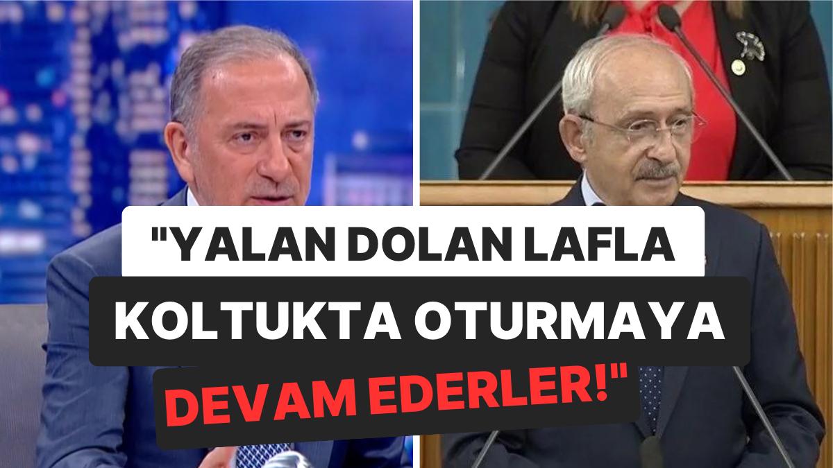 Fatih Altaylı, Kemal Kılıçdaroğlu'na Yönelik Okkalı Kelamlarıyla Gündemi Salladı!