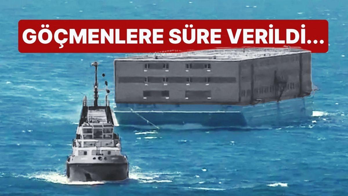 Göçmenlere Müddet Verildi... Yüzen Hapishane Uygulaması Faaliyete Geçti!