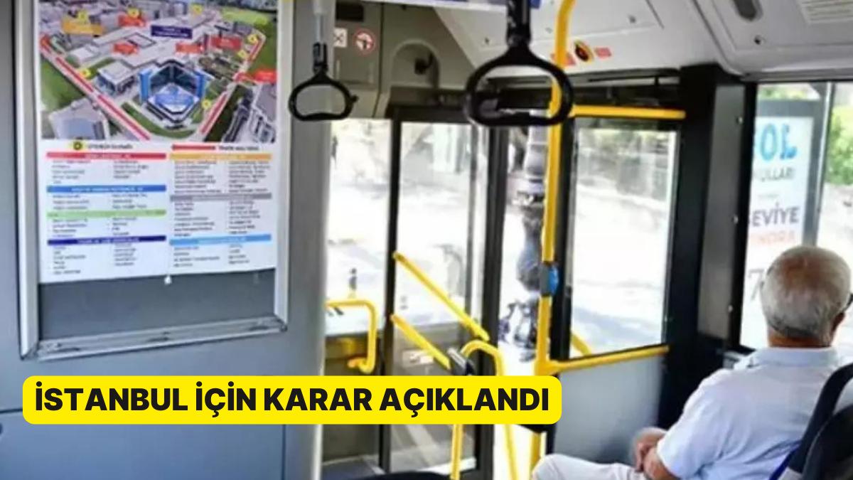 İstanbul İçin Karar Açıklandı: 65 Yaş Üstüne Toplu Taşıma Fiyatlı Olacak mı?