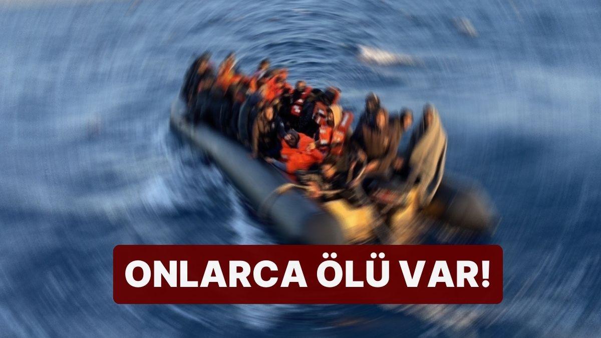 Sığınmacıları Taşıyan Tekne Akdeniz Açıklarında Battı: Onlarca Meyyit Var!